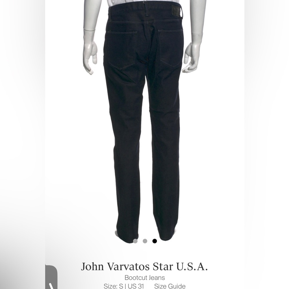 John Varvatos Dark Blue Men’s bootcut jeans